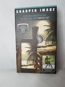 Sharper Image Clip-On Smartphone Cell Phone Telescope And Tripod Set - New  V4 - Picture 1 of 8