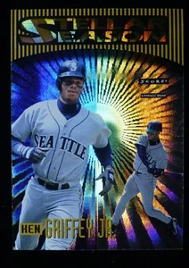 1997 Score Stellar Season Ken Griffey Jr #6 HOF Rare insert - Picture 1 of 2