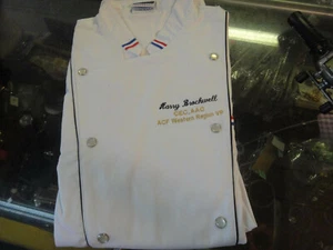 Chaqueta de chef NewChef 4XL bordada comida diversión en Florida sol convención ACF 2009 - Imagen 1 de 7