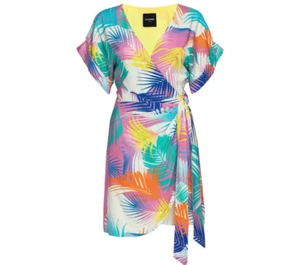 Le Superbe Desert Palms Wrap Mini Dress Size 2 - Picture 1 of 8