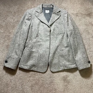 armani collezioni Jacke Damen Schurwolle 14 Antinea Srl Grau Mantel " - Bild 1 von 13