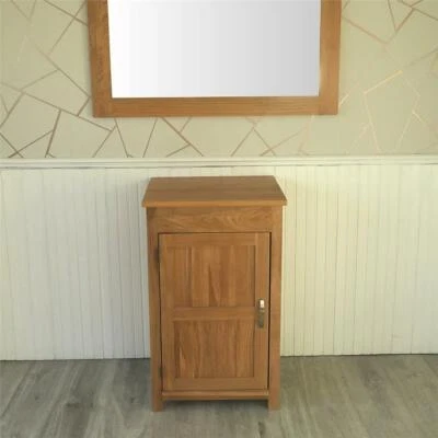 Slimline Bathroom Cabinet Vanity Unit | Solid Oak | 308 - Image 1 of 4
