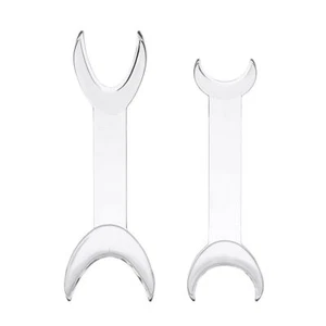 Dental T-Shape Double Head Oral Cheek Lip Retractor Mouth Opener Large/Small - Picture 1 of 13