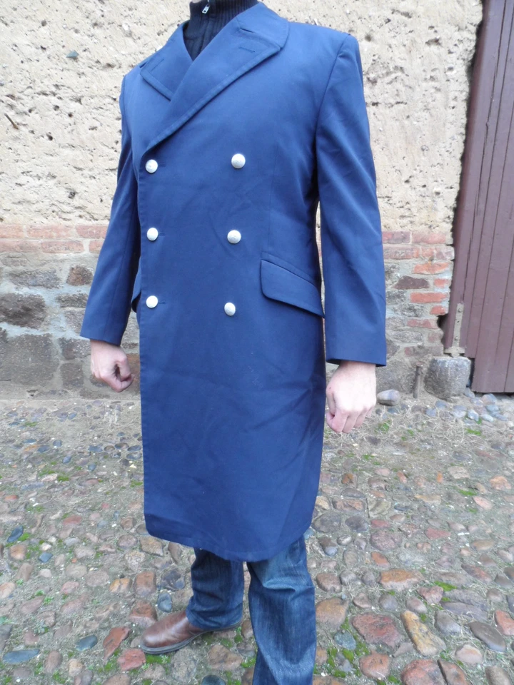 Bundeswehr blauer Mantel  Gr. 174/108  Uniformmantel Dienstmantel Luftwaffe - Bild 1 von 4