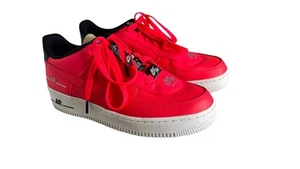 Size7Y - Nike Air Force 1 '07 LV8 Double Air Pack - Laser Crimson - Picture 1 of 7