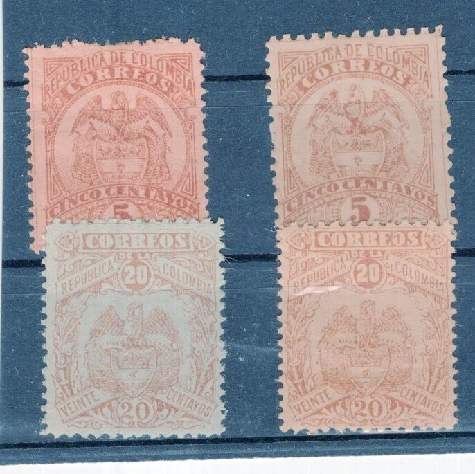 COLOMBIA, YV # 109/112, COMPLETE SET, MH - MNH - Image 1 of 1