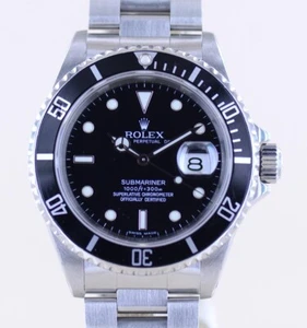 Rolex Uhr Submariner Date 16610 Klassiker N-Serie Diver 1991 Taucheruhr - Bild 1 von 14
