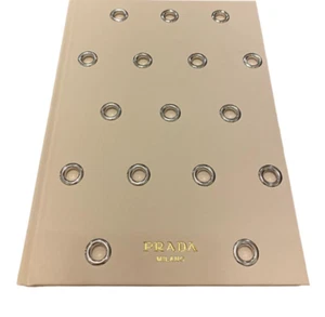 PRADA BEAUTY Beige Ring Notebook A5 Limited New Rare - Picture 1 of 8