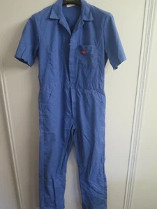 Dickies Blue Jumpsuit Boiler Suit Coveralls Overalls Size M UK 14 Euro 42 - Picture 1 of 10