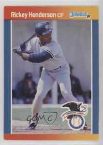 1989 Donruss All-Stars Rickey Henderson #4 HOF