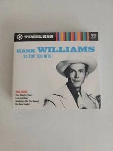 TIMELESS HANK WILLIAMS #1 COUNTRY HITS 2 CD SET (20 TOP TEN HITS) NEW SEALED - Picture 1 of 6
