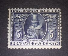 Travelstamps:1907 US Stamps # 330 Mint OG H $125, Jamestown Exposition Issue 