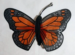 Folkmanis Mini Monarch Butterfly Finger Puppet #2156 BRAND NEW realistic - Picture 1 of 3