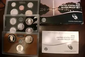 2016 Silber Proof Set U.S. Mint Original Regierungsverpackung OGP COA - Bild 1 von 10