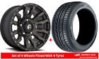 Alloy Wheels &amp; Tyres 20&quot; Fuel Blitz D674 For Hummer H3T 09-10