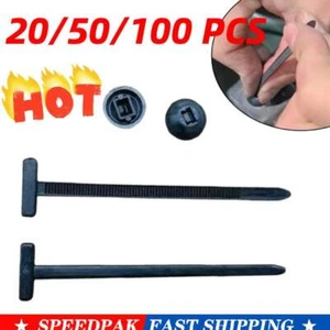 2025 Nylon Universal Kabelbinder Schnalle, Selbstverriegelnder Nylon Reißverschluss Binder Halter. NEU. - Bild 1 von 13