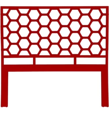 David Francis Queen Headboard Red - Image 1 of 3