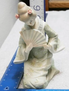 1983 Arnart Imports KPM porcellana bellissima statuina geisha giapponese - Foto 1 di 9