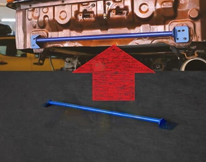For Toyota jzx90 rear longeron strut aluminum bar mark 2 chaser cresta 1992-1996 - Picture 1 of 6