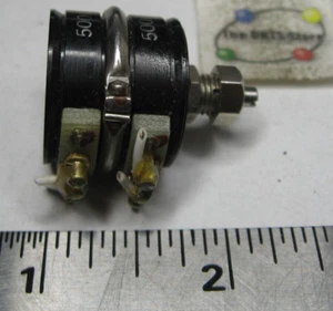Potentiometer Dual Ganged Waters  Panel Trimmer 500 Ohm 500R - Used Qty 1 - Bild 1 von 4