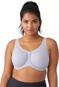 Wacoal Women's Full Support Underwire Sport Bra Color Lilac Gray, Size 38C, NWT - Picture 1 of 1
