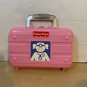 VINTAGE 2000 Pink Fisher Price Medical Nurse Doctor Kit Replacement Case ONLY - Picture 1 of 3
