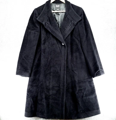 Abrigo Hilary Radley Mezcla Lana Alpaca Mujer 6 Negro Abrigo Forrado Perú Foto 1 de 4