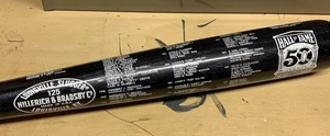 Louisville Slugger 125 Baseball Bat Hall of Fame 50 Years HOF Anniversary Black - Picture 1 of 9