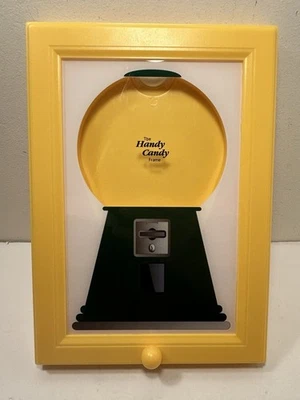 "Práctico dispensador de marco de fotos de caramelo amarillo decoración de pared 11,5""" Foto 1 de 4