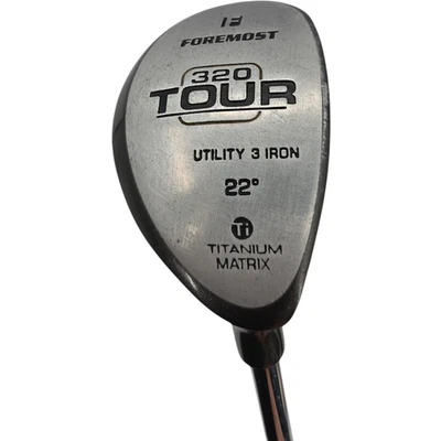 Foremost 320 Tour Titanium Matrix 3 Utility Iron Golf Club RH Men Steel Shaft 40 - Image 1 of 4