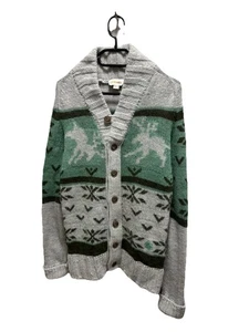 Diesel Men’s Sweater Cardigan Button Up Archive Designer Italy Logo Size S - Picture 1 of 7