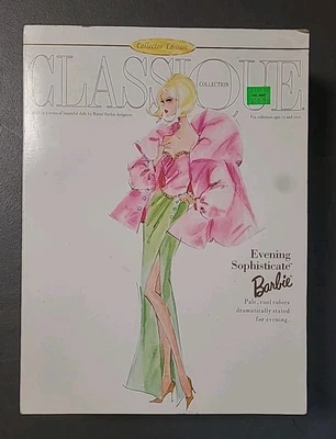 1997 Вечерняя изысканная кукла Barbie коллекция Classi Mattel 19361 никогда не доставалась из коробки «Читать» - Изображение 1 из 4