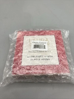 New Laura Geller Baked Blush-N-Brighten Cherry Custard Marbleized Blush 0.16oz - Image 1 of 3