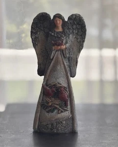 Ganz Angel of Earth Nature Figurine With Cardinals 7.5" H - Picture 1 of 7