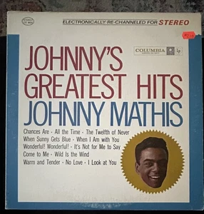 Johnny Mathis "Johnny's Greatest Hits" Vinyl Record LP - Picture 1 of 4