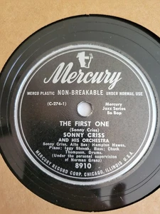 78 SONNY CRISS Mercury 8910 The First One/ Calidad VG++ JAZZ - Bild 1 von 2
