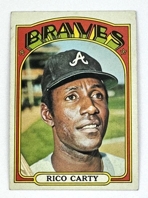 Topps Rico Carty #740 Atlanta Braves 1972 Foto 1 de 2
