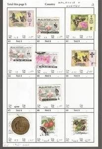 MALAYSIA & STATES...Used...1965/2002...10 Diff...SCV $24.50 - Picture 1 of 1