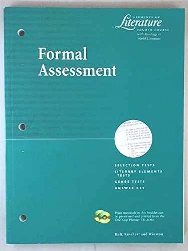 Elements of Literature Fourth - Paperback, by Holt Rinehart and - Very Good h - Image 1 of 2