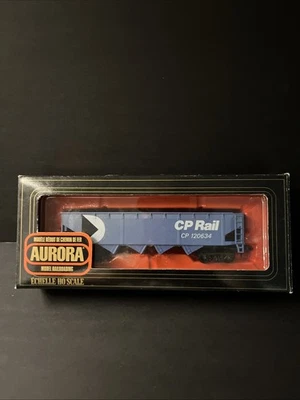 PEMCO HO Scale 4 Bay Hopper, Canadian Pacific CP Rail, #120634 Blue - Image 1 of 4