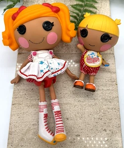 Lalaloopsy Original (2009) Spot Splatter Splash 12" & (2011) Scribbles Splash 7" - Picture 1 of 15