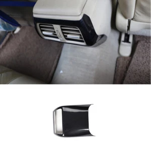 Black Carbon Fiber Rear Air Outlet Protection Panel 1pcs For Acura TSX 2009-2014 - Imagen 1 de 6