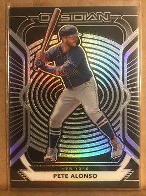 Pete Alonso 2021 Panini Chronicles Obsidian Card #12 New York Mets - Image 1 of 2