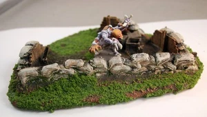 Sandbag búnker 40k Dwarven Forge Warhammer wargames D&D terreno wargaming hordas - Imagen 1 de 2