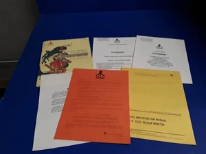 Manual de operación, mantenimiento y servicio Centipede de Atari, esquemas y G07 mon - Imagen 1 de 1