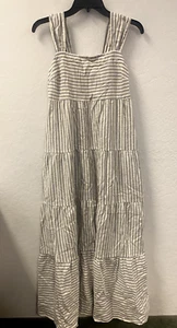 Madewell Women's Striped Tiered Maxi Dress size XXS - Picture 1 of 3