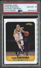 PAIGE BUECKERS SIGNED UCONN 2021 SI S.I. FOR KIDS ROOKIE CARD PSA/DNA AUTO 10