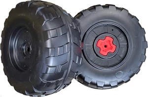 Peg Perego John Deere Gator XUV Ride On Replacement Rear Wheels Set Of 2 - Picture 1 of 12