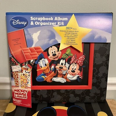 Álbum de recortes y kit organizador Disney Mickey Mouse & Friends nuevo sin sellar Foto 1 de 4