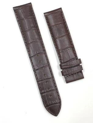 Genuine Tissot Leather Alligator Grain 19mm x 18mm Brown Band Strap - Image 1 of 4